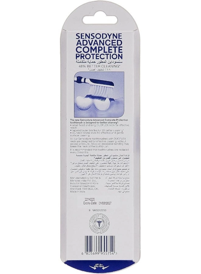 Soft Toothbrush Complete Protection - 2-Piece Pack Multicolour