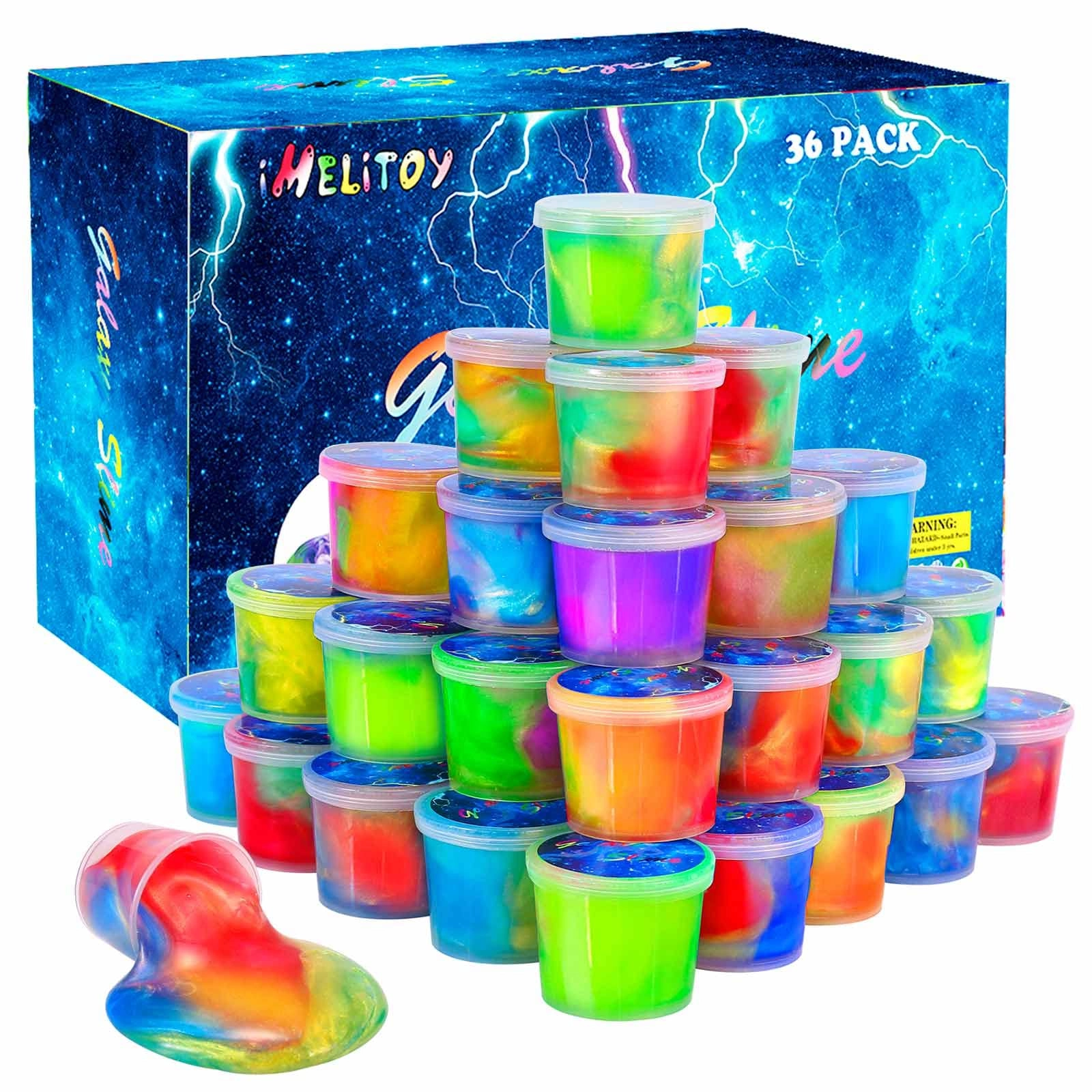 imelitoy Galaxy Slime Kit - 3+ years 36 pcs
