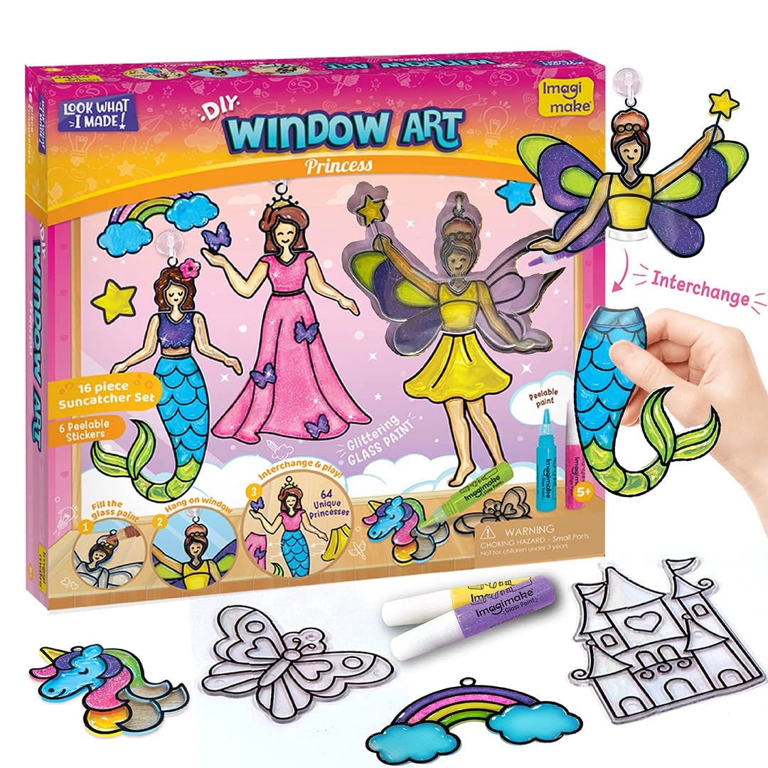 SurveyNo.371/A/3-4&5,GalaNo.02-03,101-03,202-03LotusIndustrial Park,Vasai Palghar,Maharashtra,401208, Imagimake Play Solutions Pvt Ltd Window Art - 34 Pieces