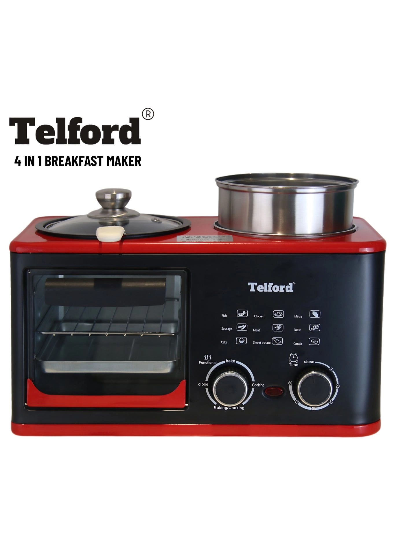 Telford Home Appliances & Cookware Ltd United Kingdom 4 in 1 Breakfast Machine - 8 L