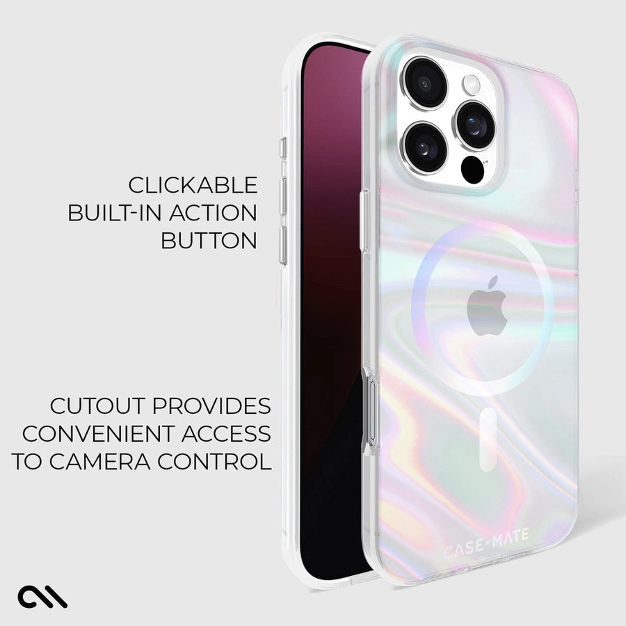 Soap Bubble Fashion MagSafe Case for Apple iPhone 16 Pro Max