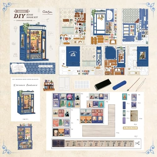 Book Nook Kit - Muse Bookstore 1:12 Scale
