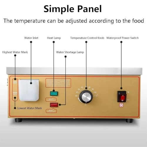 Electric Steamed Buns Machine - Four-Hole Stainless Steel 30-110C