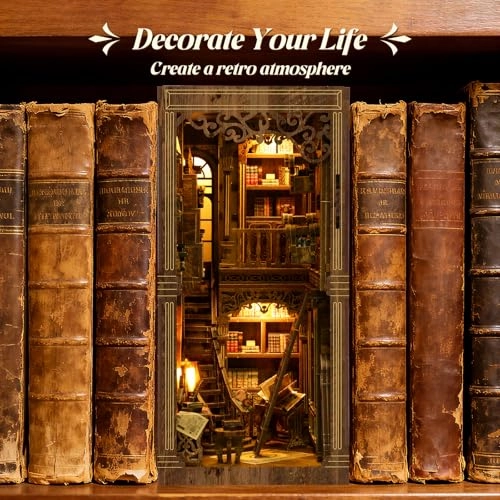 Book Nook - Wooden Kit DIY 3D LED Light
