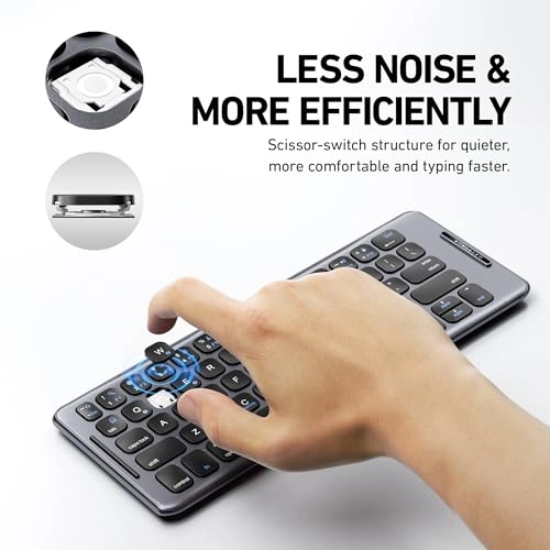 Foldable Bluetooth Keyboard - Wireless