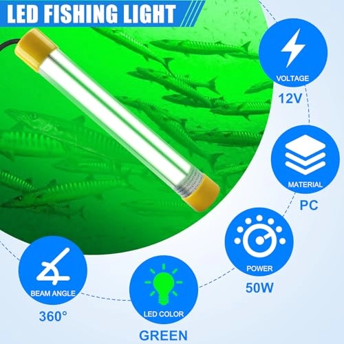 Underwater Fishing Light - 16.5ft power cord