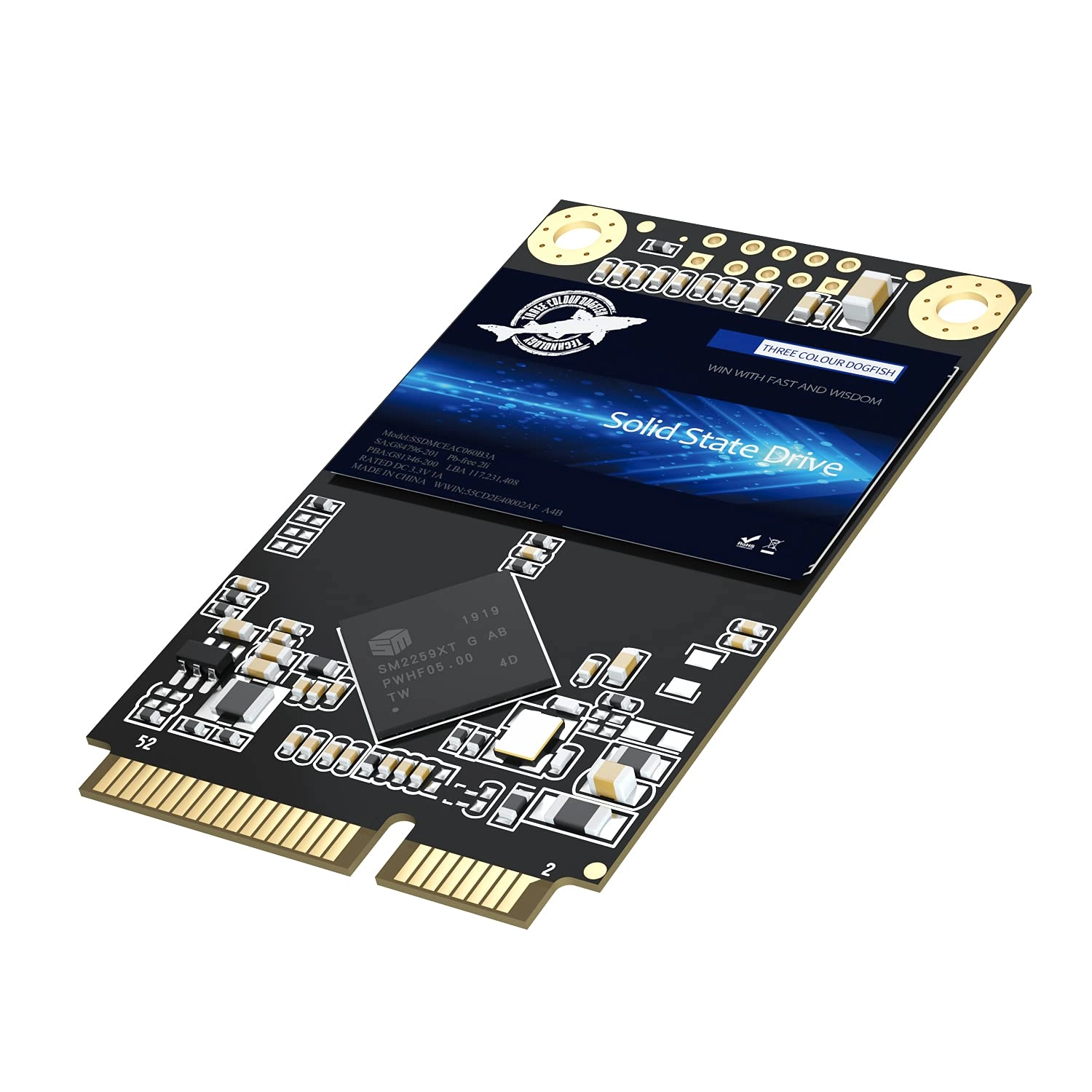 THREE COLOUR DOGFISH mSATA SSD - 1TB
