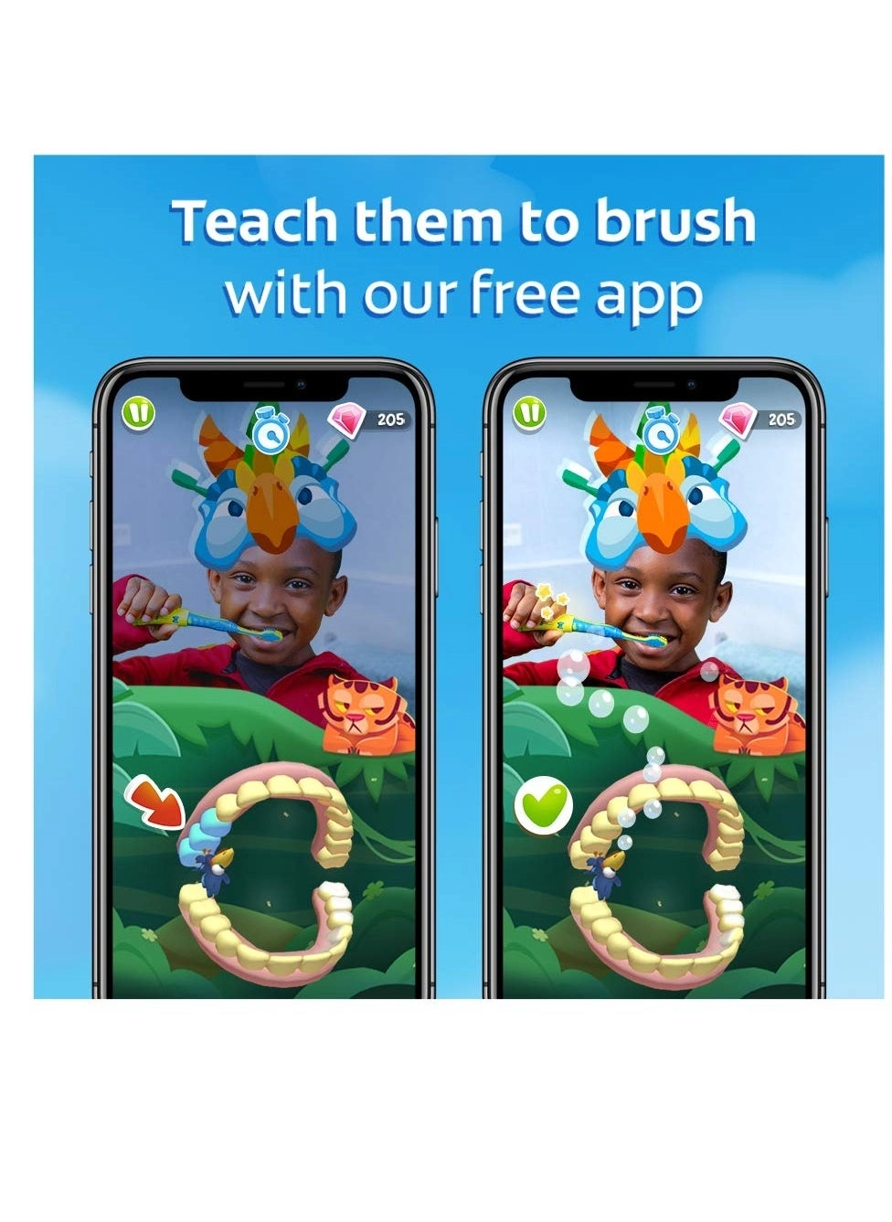 Magik Smart Toothbrush - Kids Toothbrush Timer Yellow