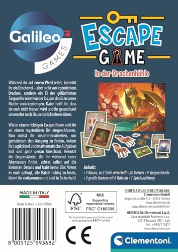 Galileo Escape Game: In the Dragon Cave (German)