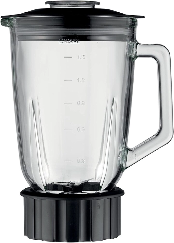 BLP44.270SS - Glass Blender Black/Steal