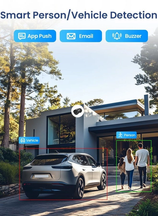 Home Security Camera System - 4 8CH 1080p