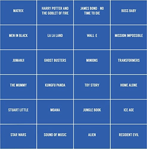 Guess The Name of The Movies - 48 piece(s)