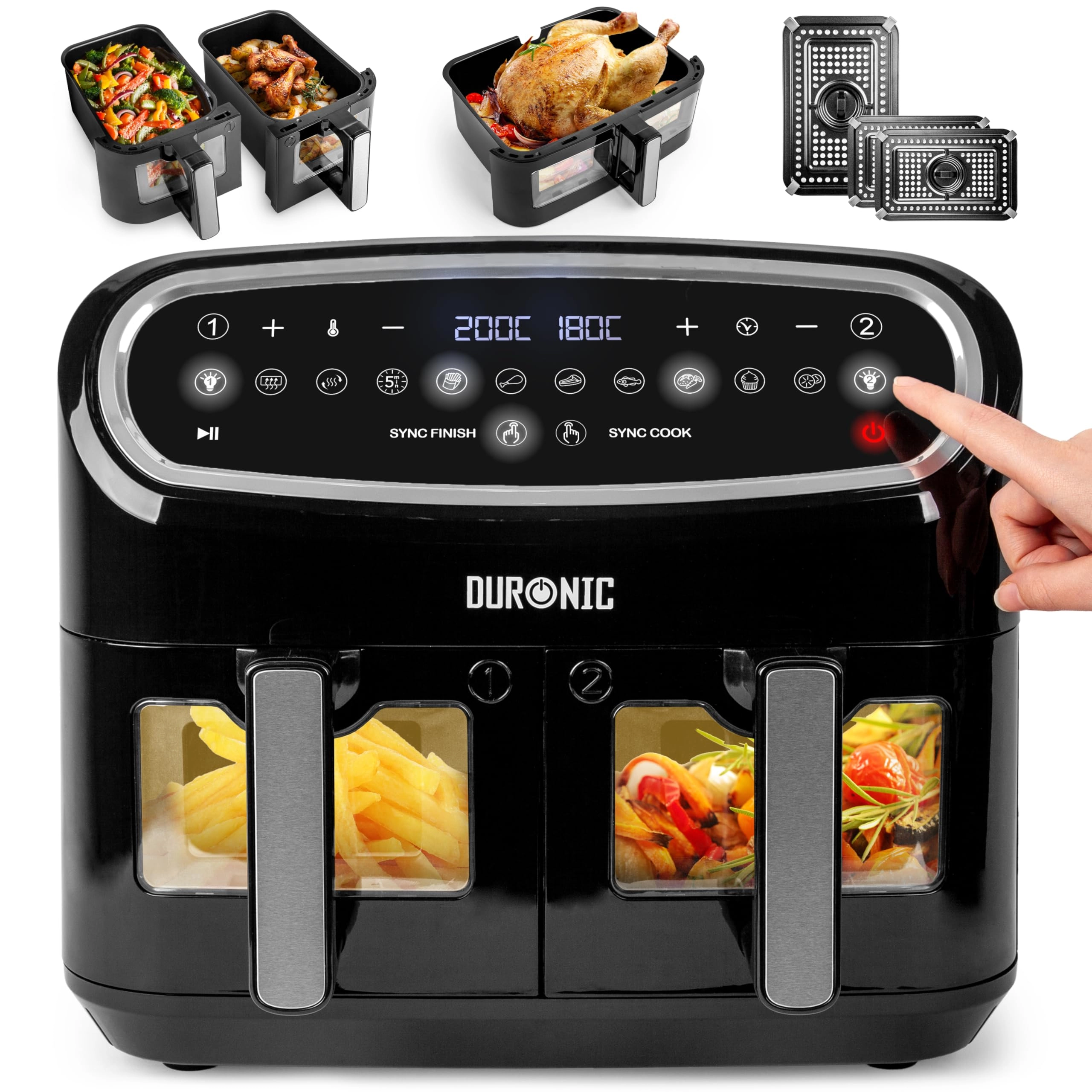 Duronic Dual Air Fryer AF34