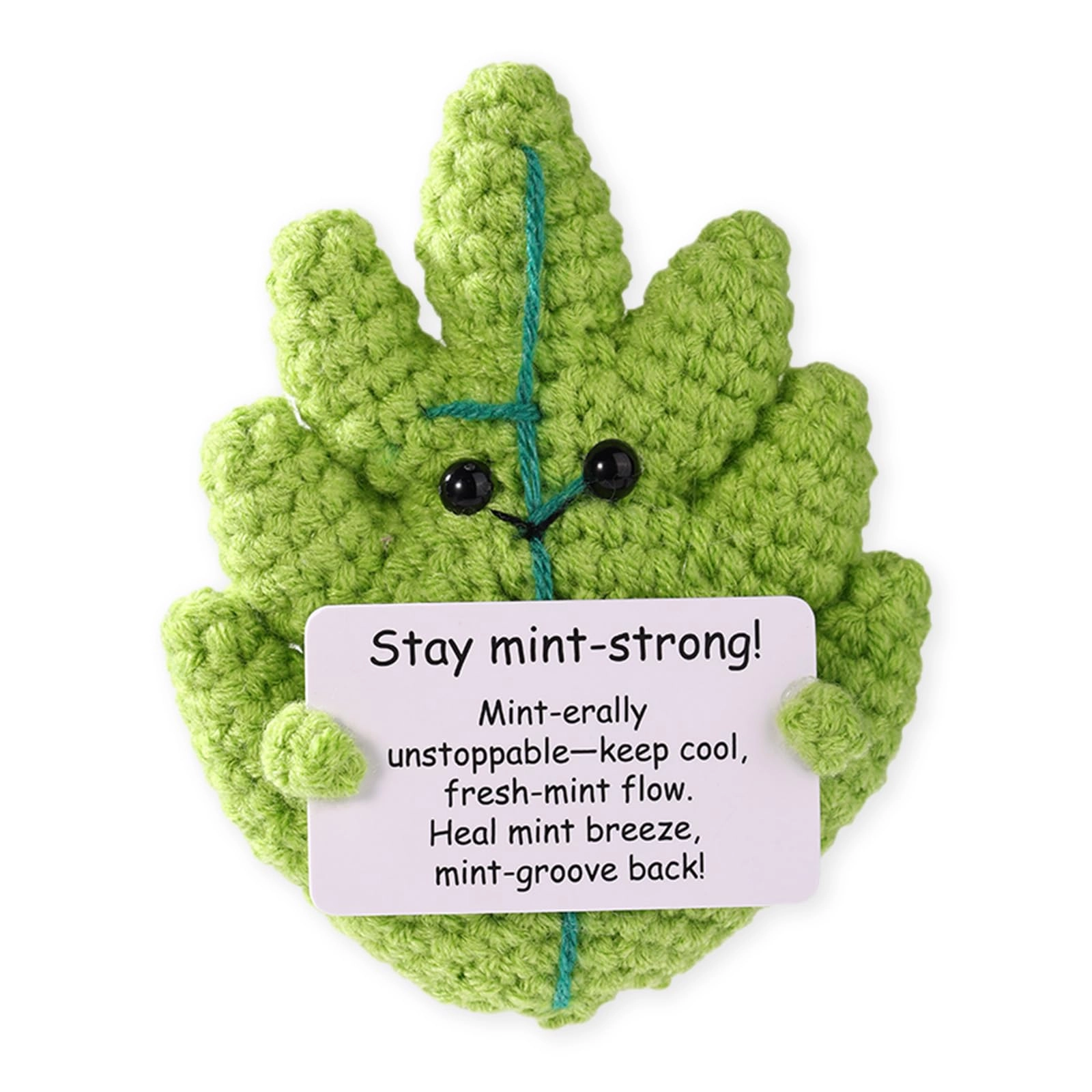 TOYMIS Mint Leaf Positive Mint 9 cm Crochet