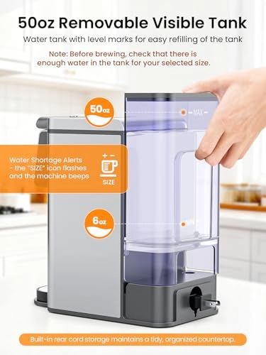 K Cup - 50oz 6-14oz Strong Brew Hot & Iced