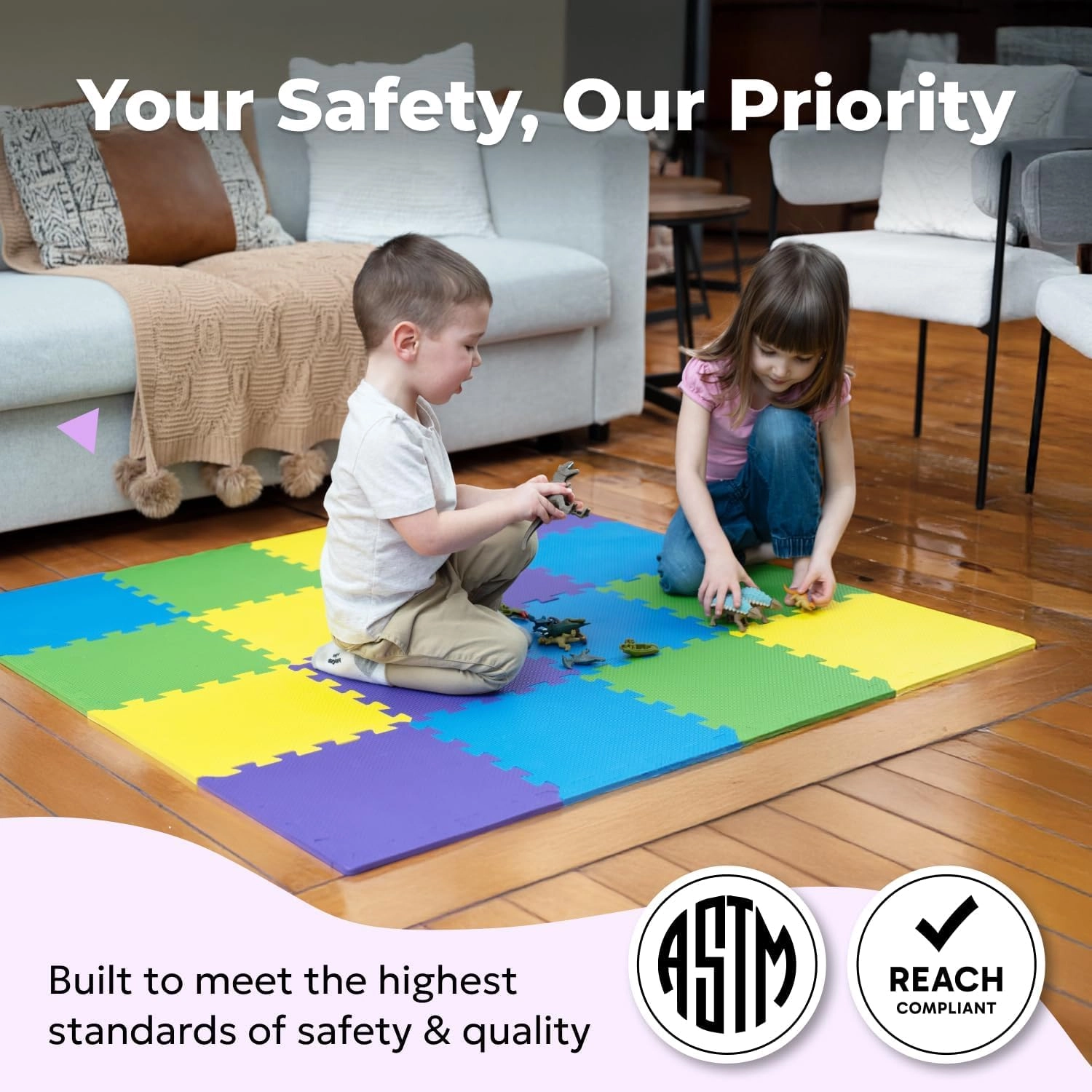 Baby Play Mat - Neutral 6-12 months