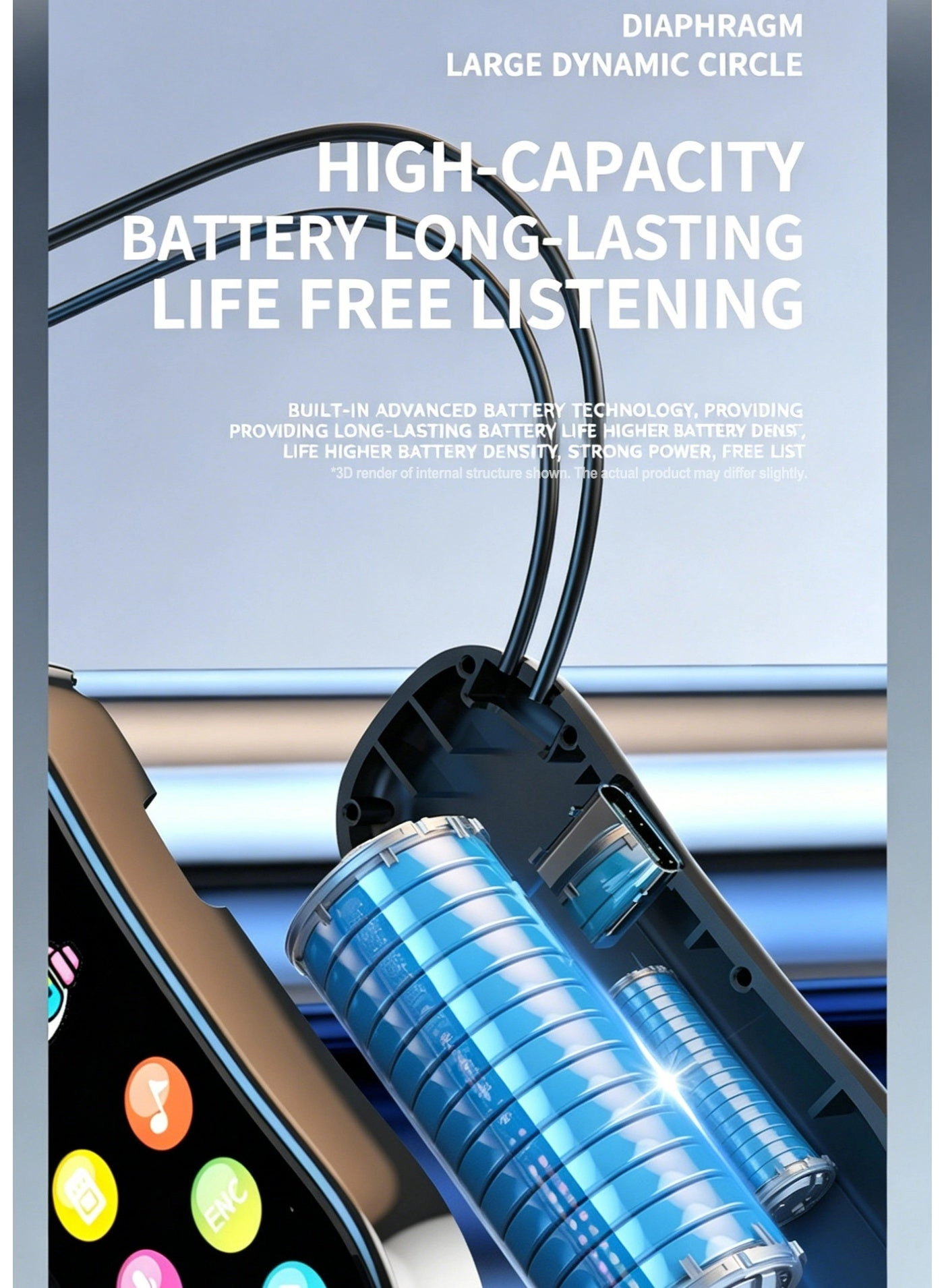 Bluetooth 5.4 Clip-on Wireless Headphone