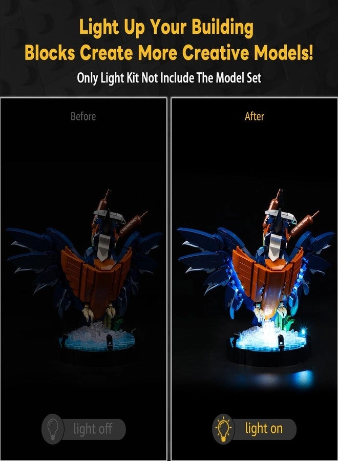 LED Light Kit - Compatible with Lego Kingfisher Bird 10331 Lights Only