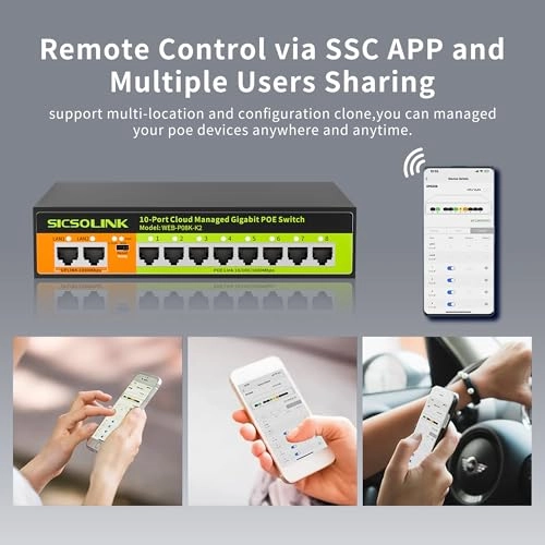 8 port gigabit poe switch 8-ports