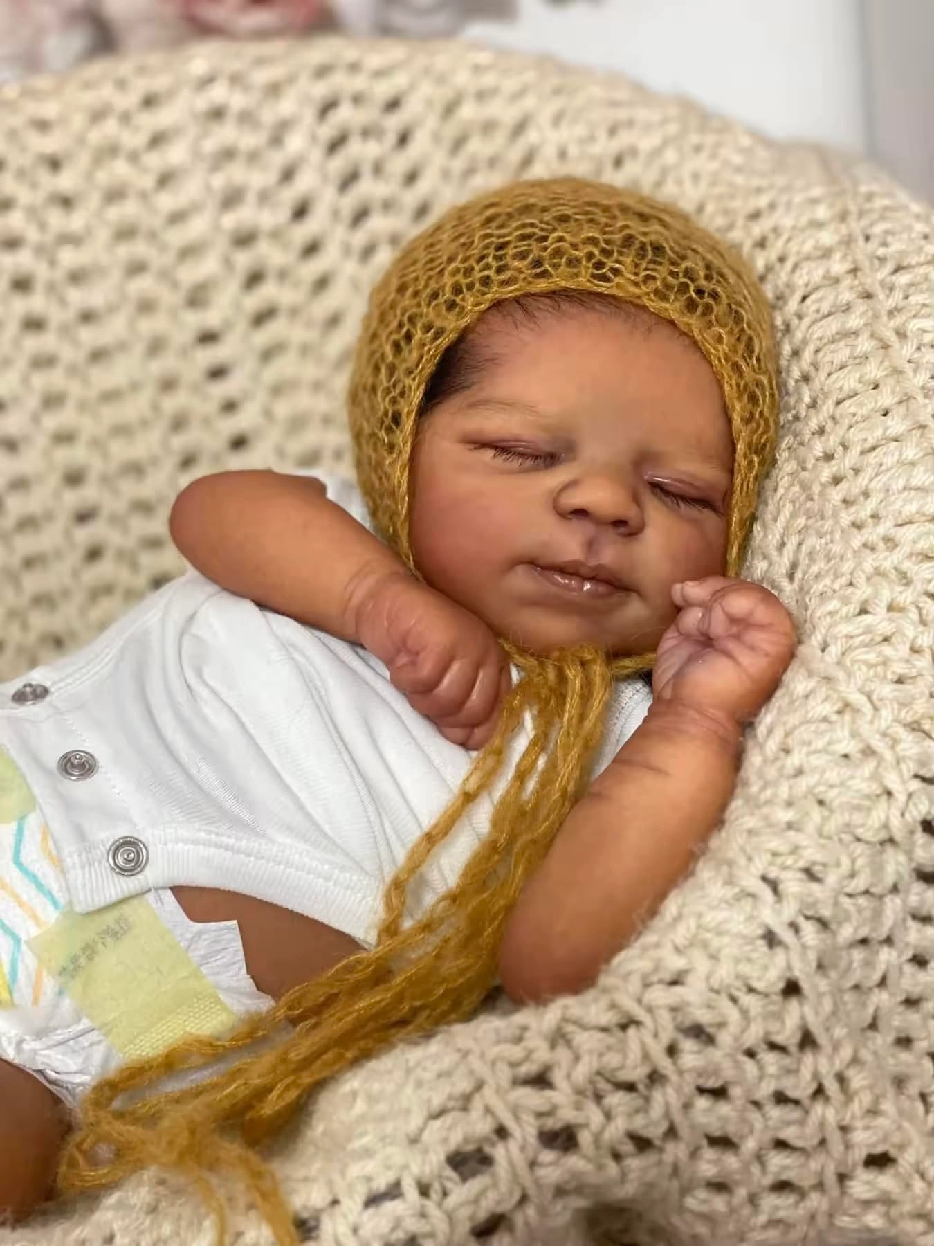 Reborn Baby Doll - 18 Inch Silicone Full Body African American