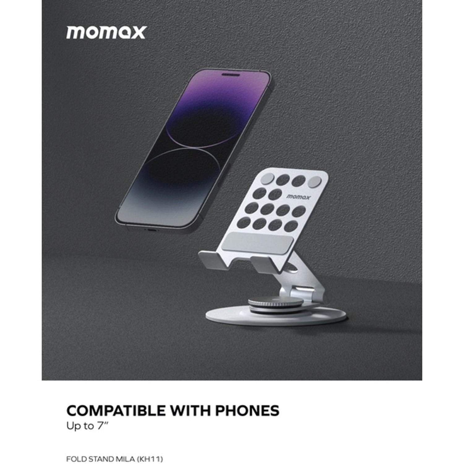 Fold Mila - Rotatable 360° Aluminum Mobile Phone Stand