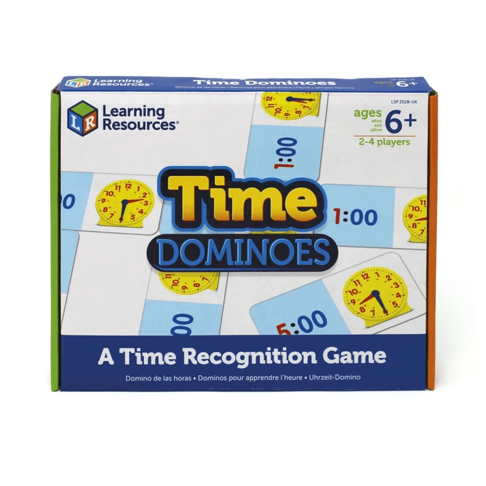 Learning Resources Time Dominoes - 6 years and above 36 pieces