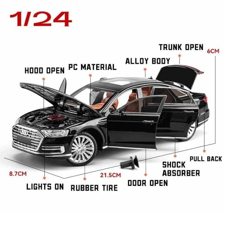 Audi A8 - 1:24 1 pcs