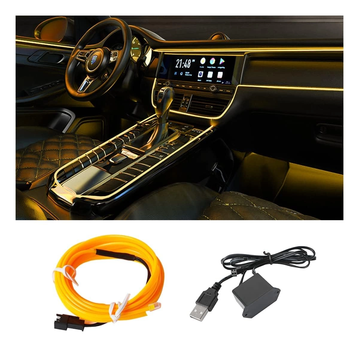 EL Wire LED Strip Lights - 16FT