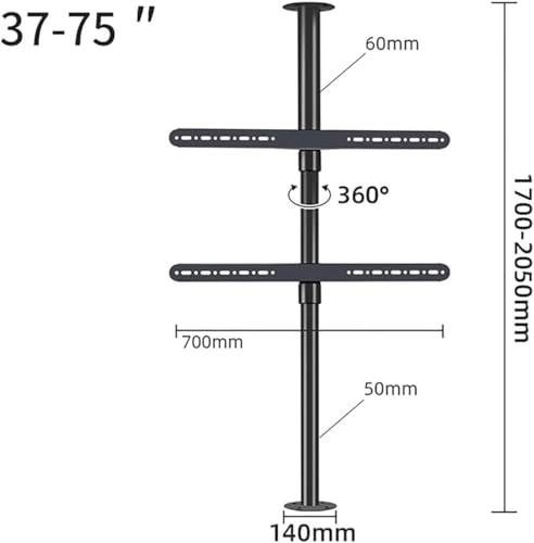 TV Ceiling Mount - 50kg 32-75 inch