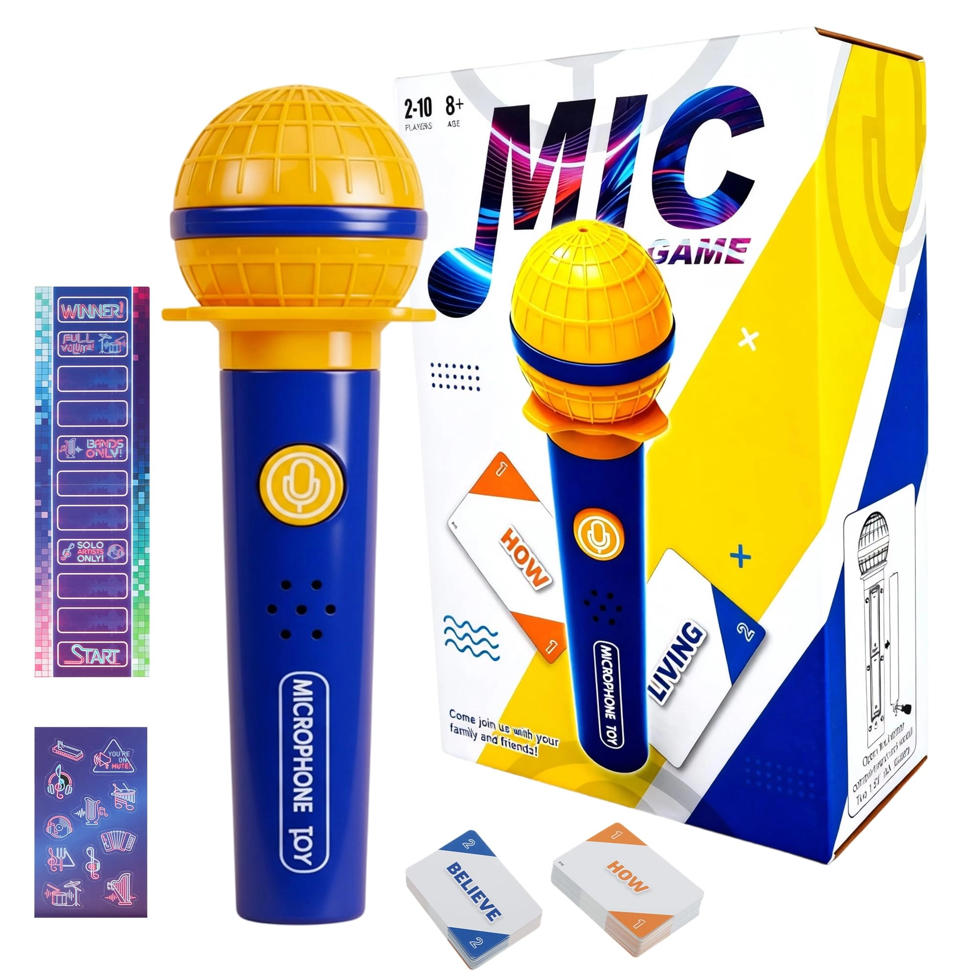 WUISOLQP Grab That Mic - 125 card English 12 and up