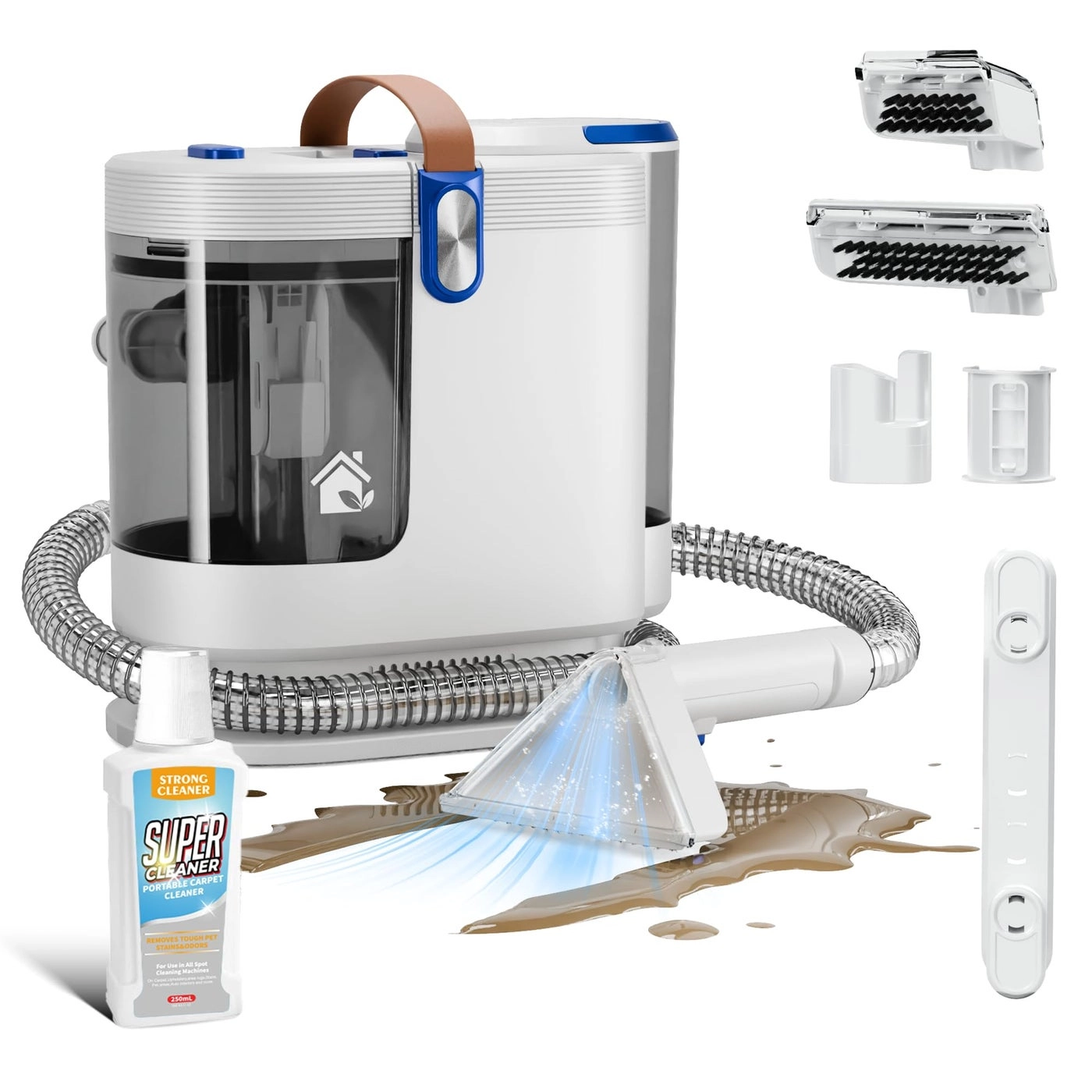 WURESE Portable Upholstery and Carpet Cleaner - Spot Cleaner