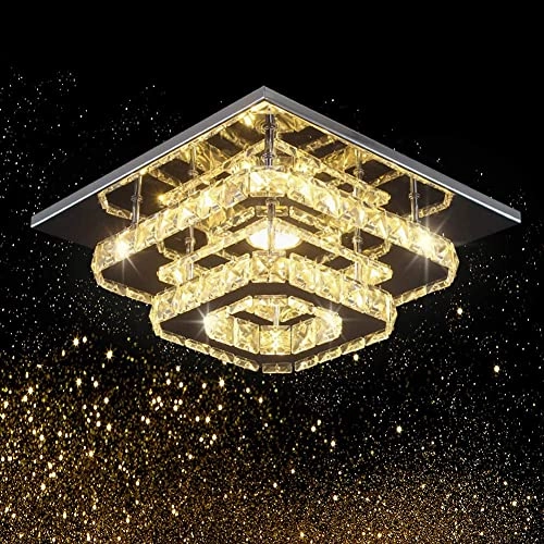 Crystal LED Ceiling Light - Cool White