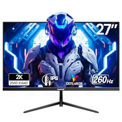 Gawfolk Gaming Monitor - 27 inch 2560 x 1440 pixels