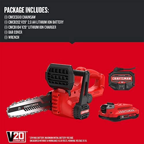 CMCCS610D1 - 10 inch Cordless V20 2.0AH