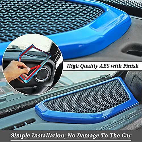 A pillar Speaker Decoration Cover Trim - Wrangler JL JLU & Gladiator JT 2018 2019 2020 2021 2022 2023 2024 A-Pillar