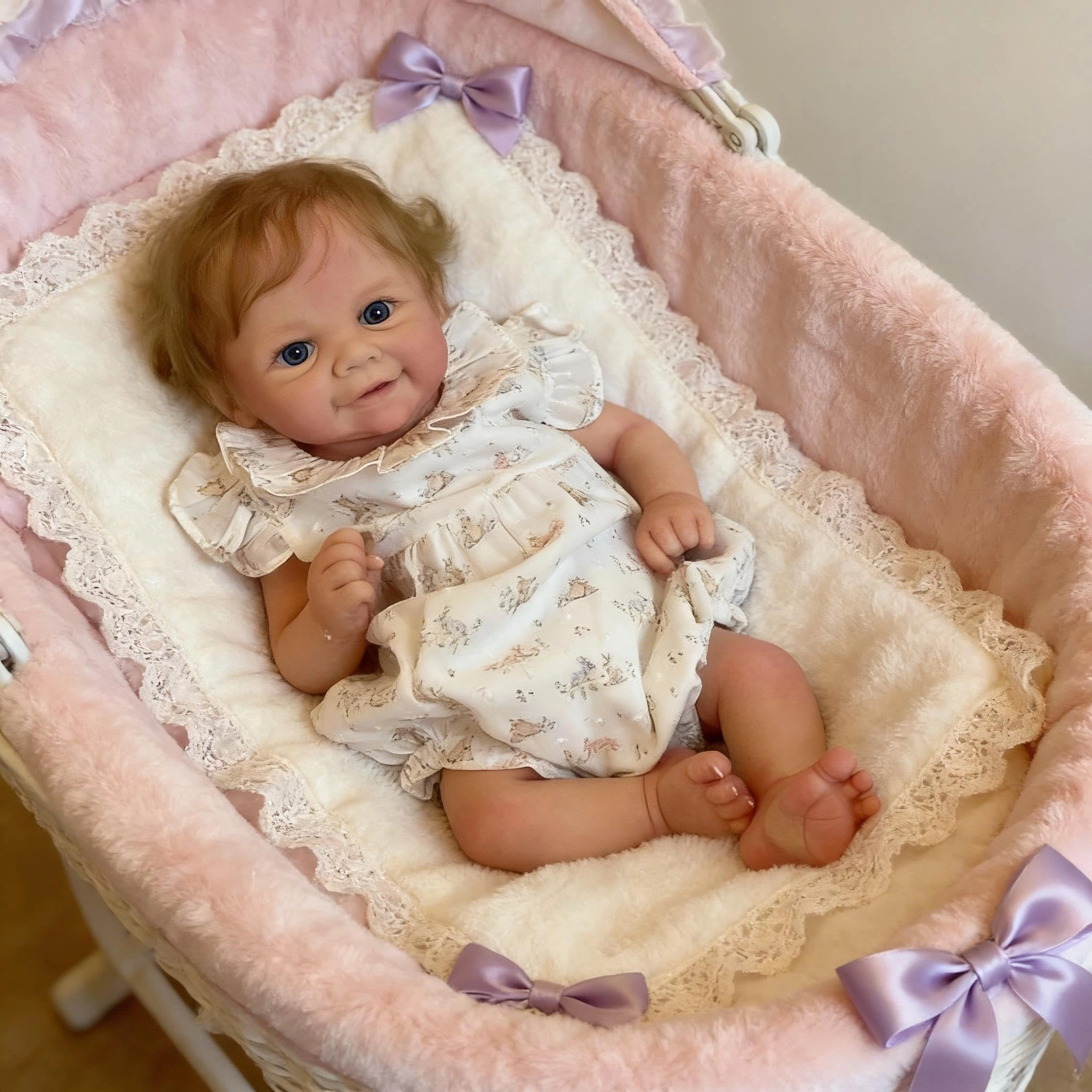RXDOLL Vivienne Reborn Baby Doll - 19 Inch Vinyl Ages 3+