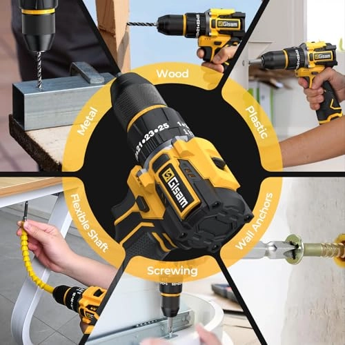 Cordless Drill - 16.8V 2.0Ah 65Nm Brushless