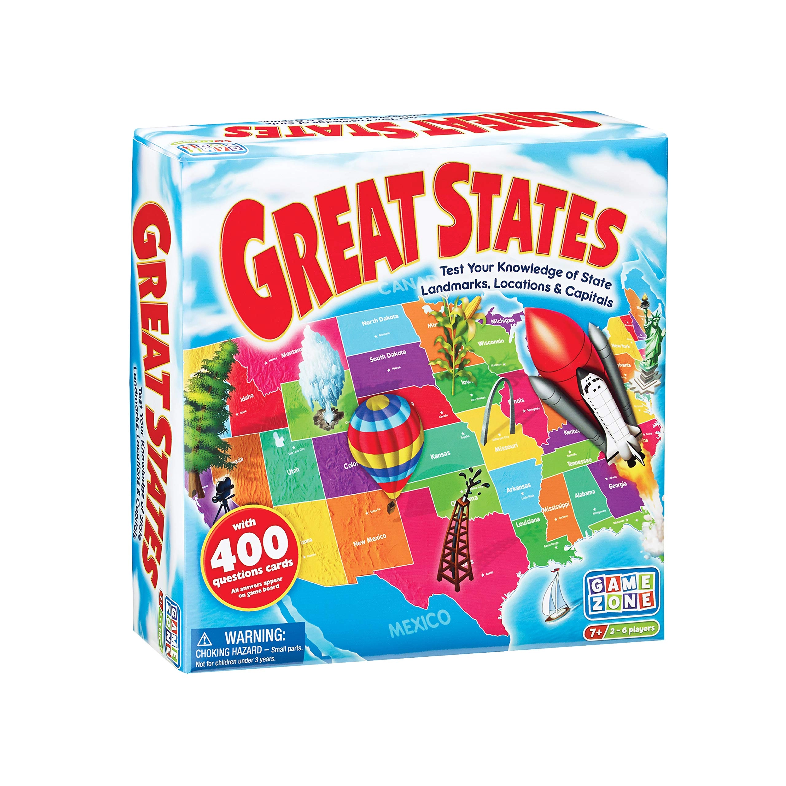 Game Zone Great States Puzzle (P20026) - 7 pcs