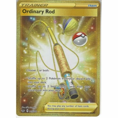 Pokémon Pokemon Ordinary Rod 215/202 - English + Toploader - Standard