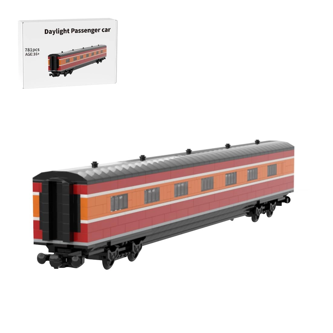 WOWOBONTOY Daylight Passenger Car - 781 pcs