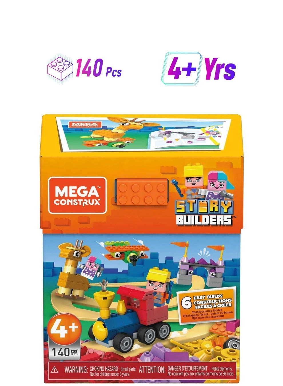 MEGA CONSTRUX Story Builders Saga - Construction 140 pcs