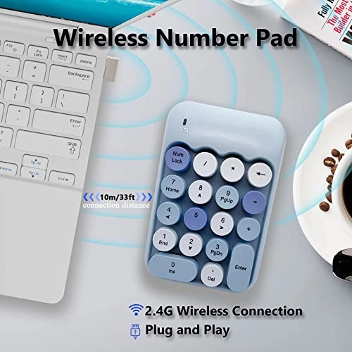 X910 - Wireless Numeric Keypad Black Red