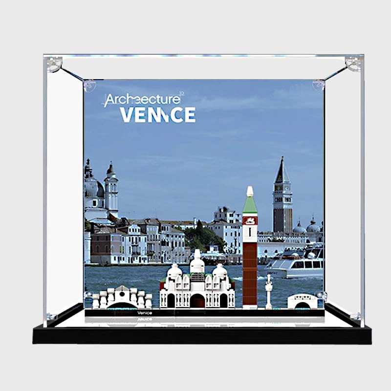 China Acrylic Display Case - 32 x 8 x 32 cm Mirror + Spray Painting Thickened Model (3mm)
