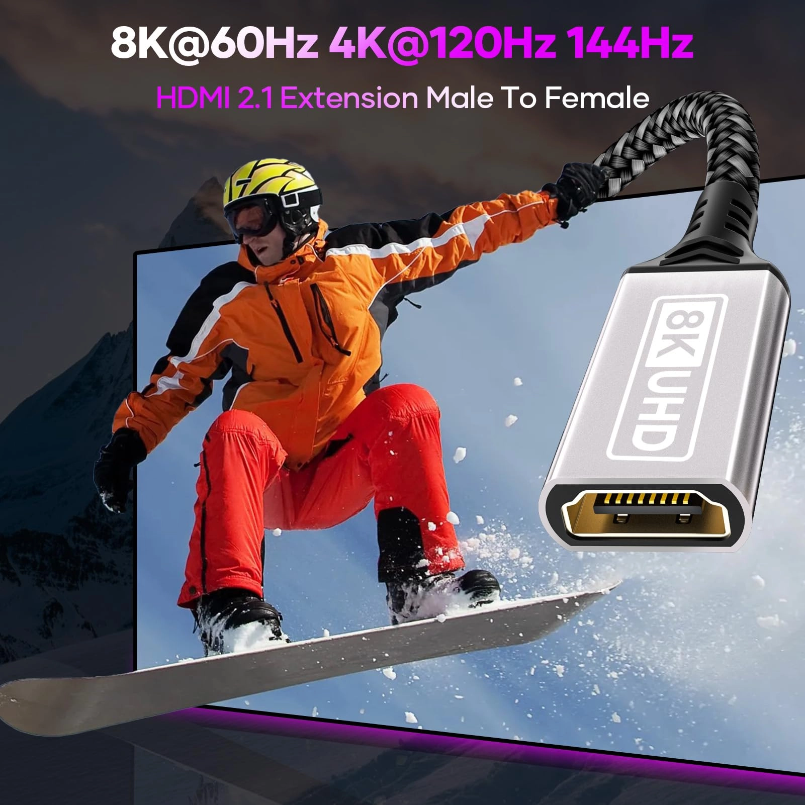 8K HDMI Cable 0.2m