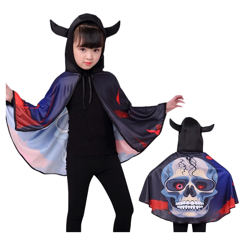BrainGiggles Halloween Kids Cape - Suitable for 3 to 8 years Recommended height: 90-140cm