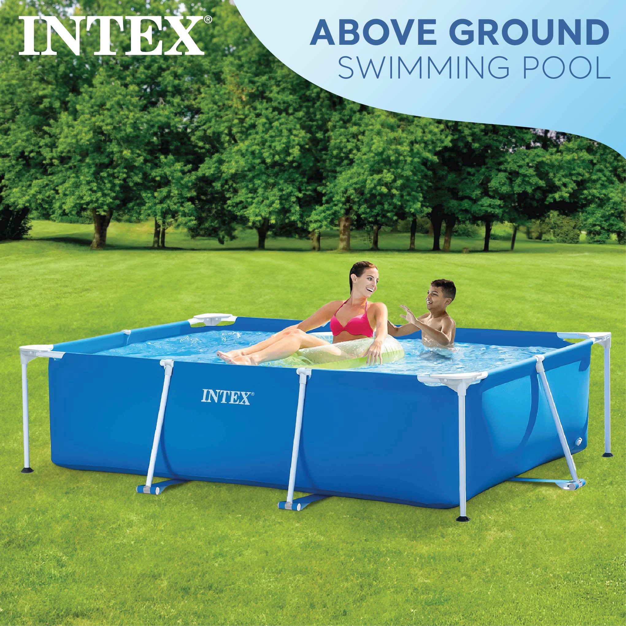 28270EH Rectangular Frame Pool - 1662 Liters