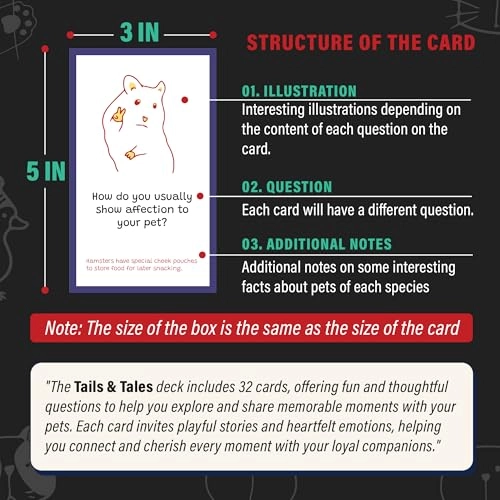 Tails & Tales - Conversation Cards 32 Hint Cards