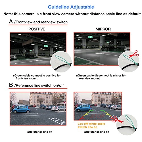 Car Rear View Camera - Night vision 1280*720 pixels