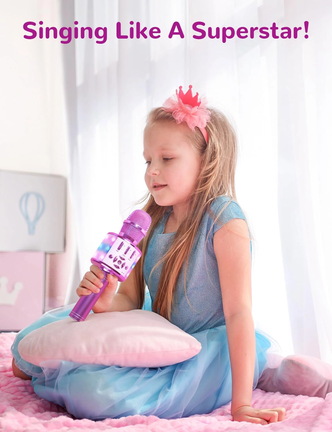 868-DZ - Light Purple Bluetooth 5.0