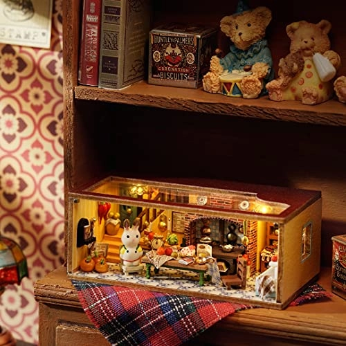 DIY Wooden Dolls House Craft Miniature Kit - Harry's House